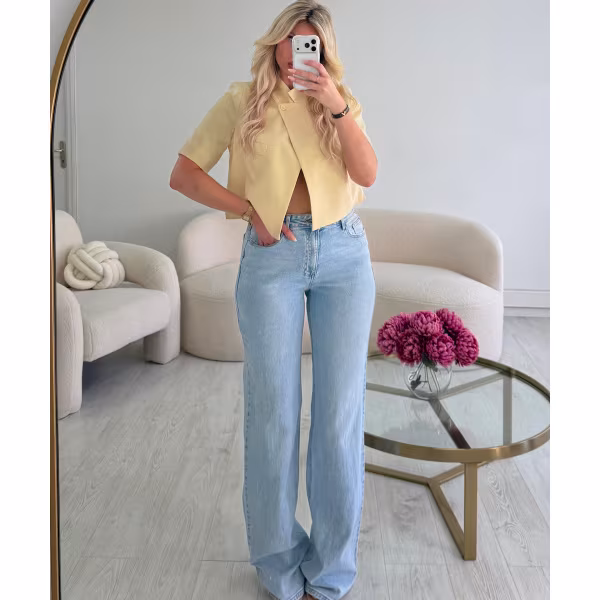 Jeans extra long bleu clair - DRESS DESIREE