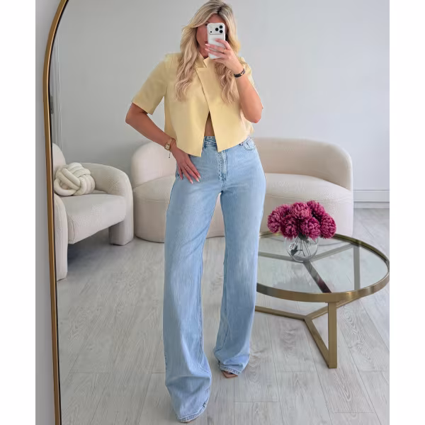 Jeans extra long bleu clair - DRESS DESIREE