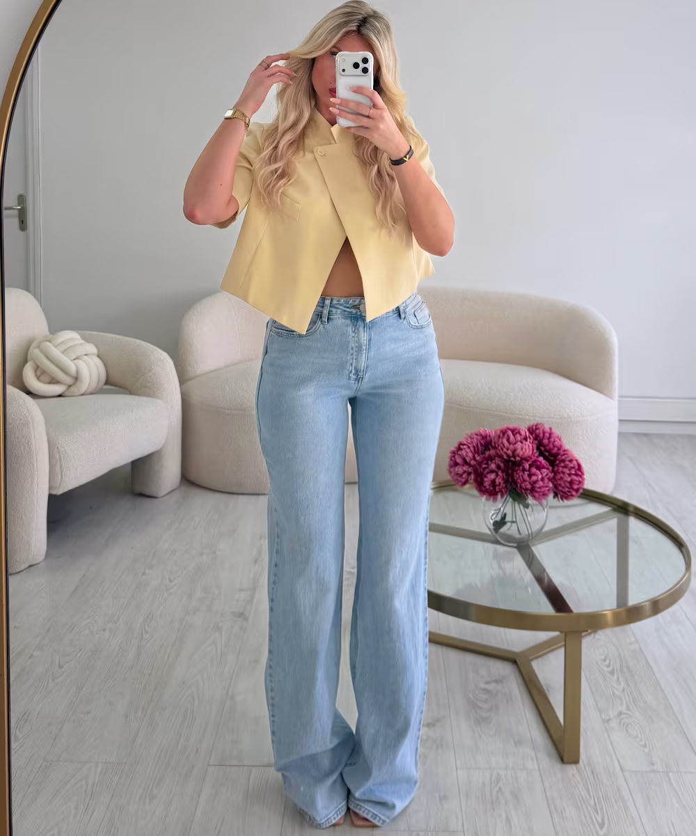 Jeans extra long bleu clair - DRESS DESIREE