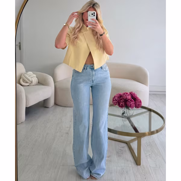 Jeans extra long bleu clair - DRESS DESIREE