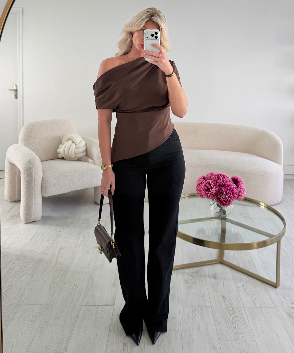 Extra long black jeans