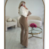Creamy standard flare jeans - DRESS DESIREE