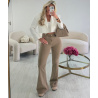 Creamy standard flare jeans - DRESS DESIREE