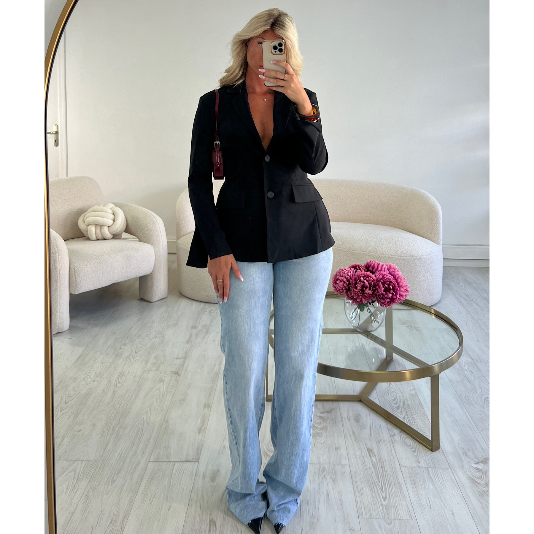 Blazer cintré noir sans manches- DRESS DESIREE