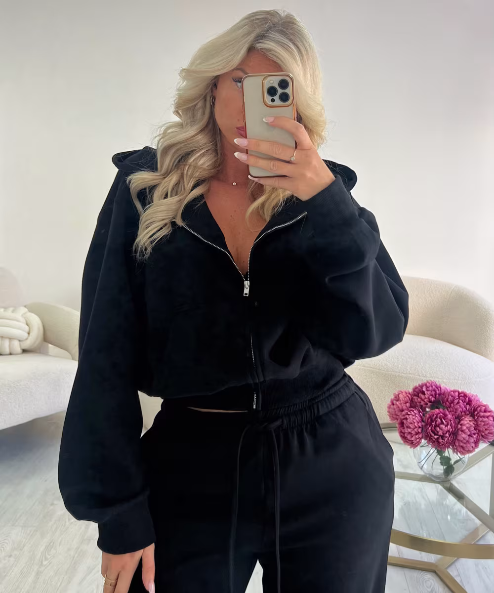 Jogging tall loose noir