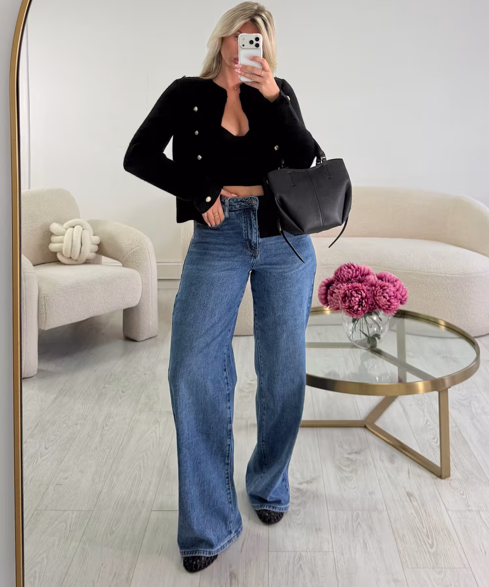 Jeans standard bleu foncé - DRESS DESIREE