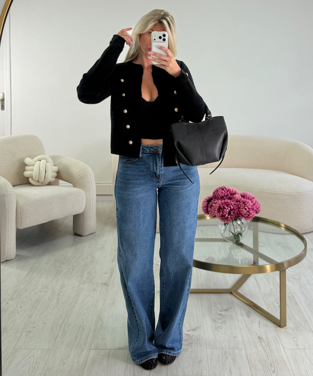 Standard dark blue jeans