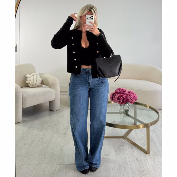 Jeans standard bleu foncé - DRESS DESIREE
