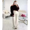 Jeans extra extra long poches beige - DRESS DESIREE