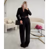 Pantalon pince extra extra long noir - DRESS DESIREE