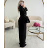 Pantalon pince extra extra long noir - DRESS DESIREE