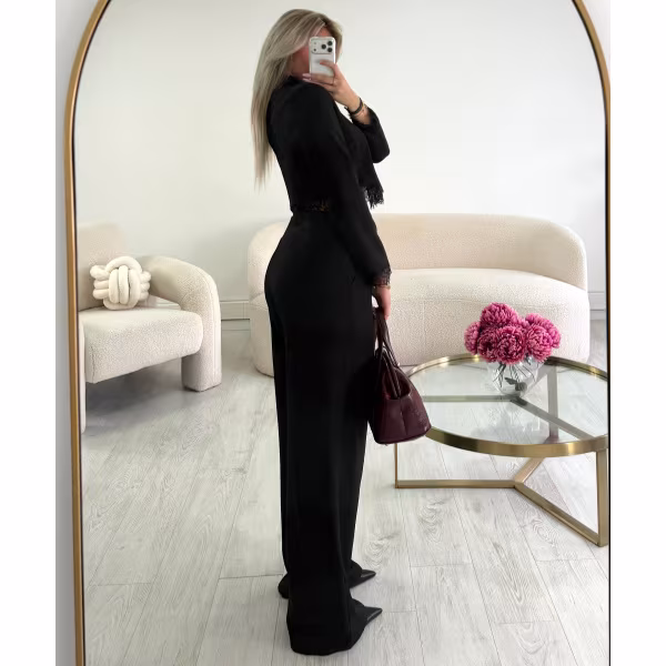 Pantalon tall large noir - DRESS DESIREE