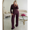 Pantalon Tall large plum  - DRESS DESIREE