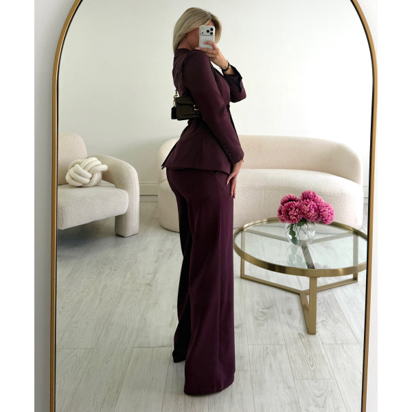 Pantalon Tall large plum  - DRESS DESIREE