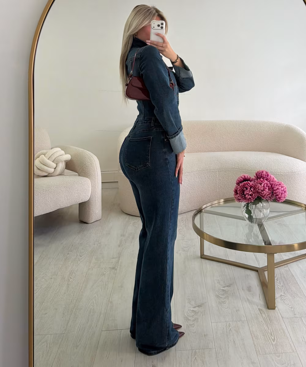 Combipantalon tall jeans bleu