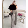 Pull sans manche noir  - DRESS DESIREE