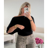 Pull sans manche noir  - DRESS DESIREE