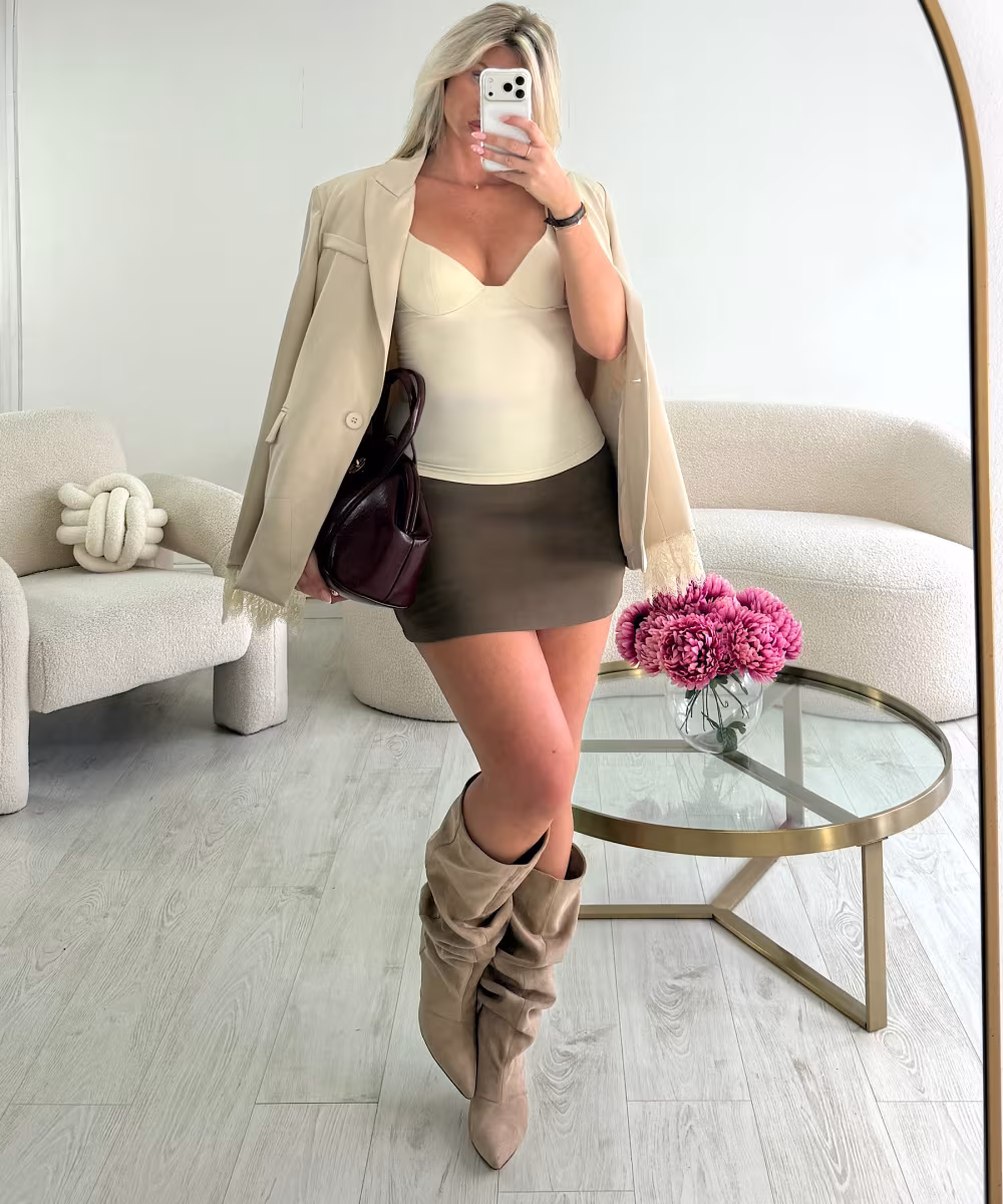 Top gainant crème - DRESS DESIREE