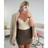 Creamy shapewear top - DRESS DESIREE