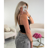 Burgundy shapewear top - DRESS DESIREE