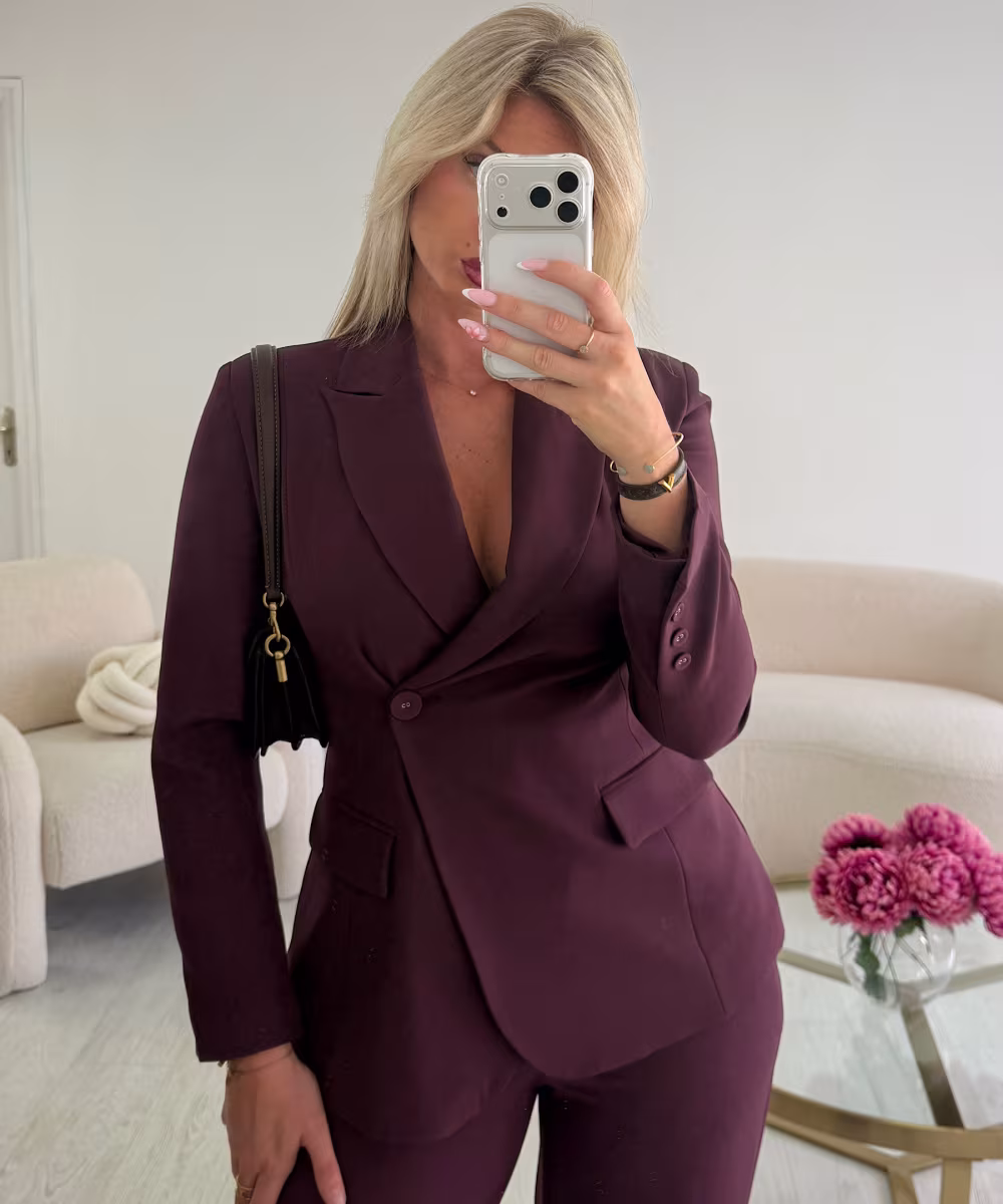 Blazer cintré épais plum - DRESS DESIREE