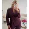 Blazer cintré épais plum - DRESS DESIREE