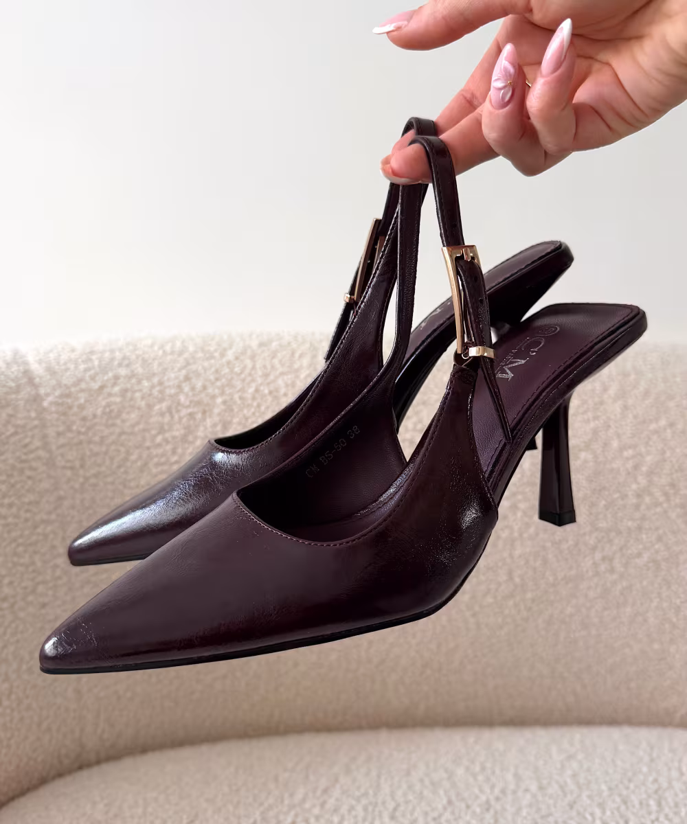 Escarpins prune vintage - DRESS DESIREE
