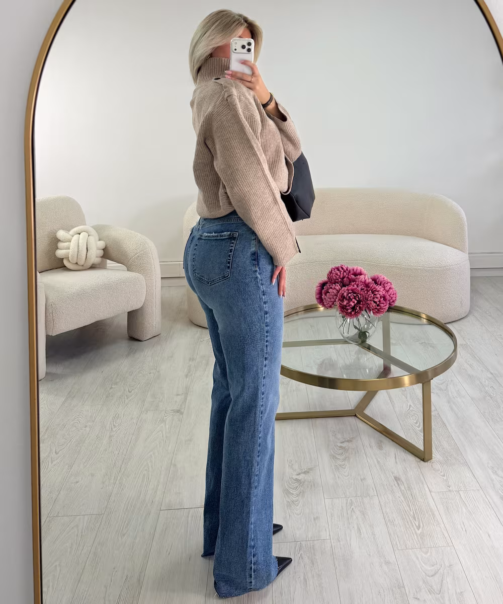 Jeans Tall bleu foncé