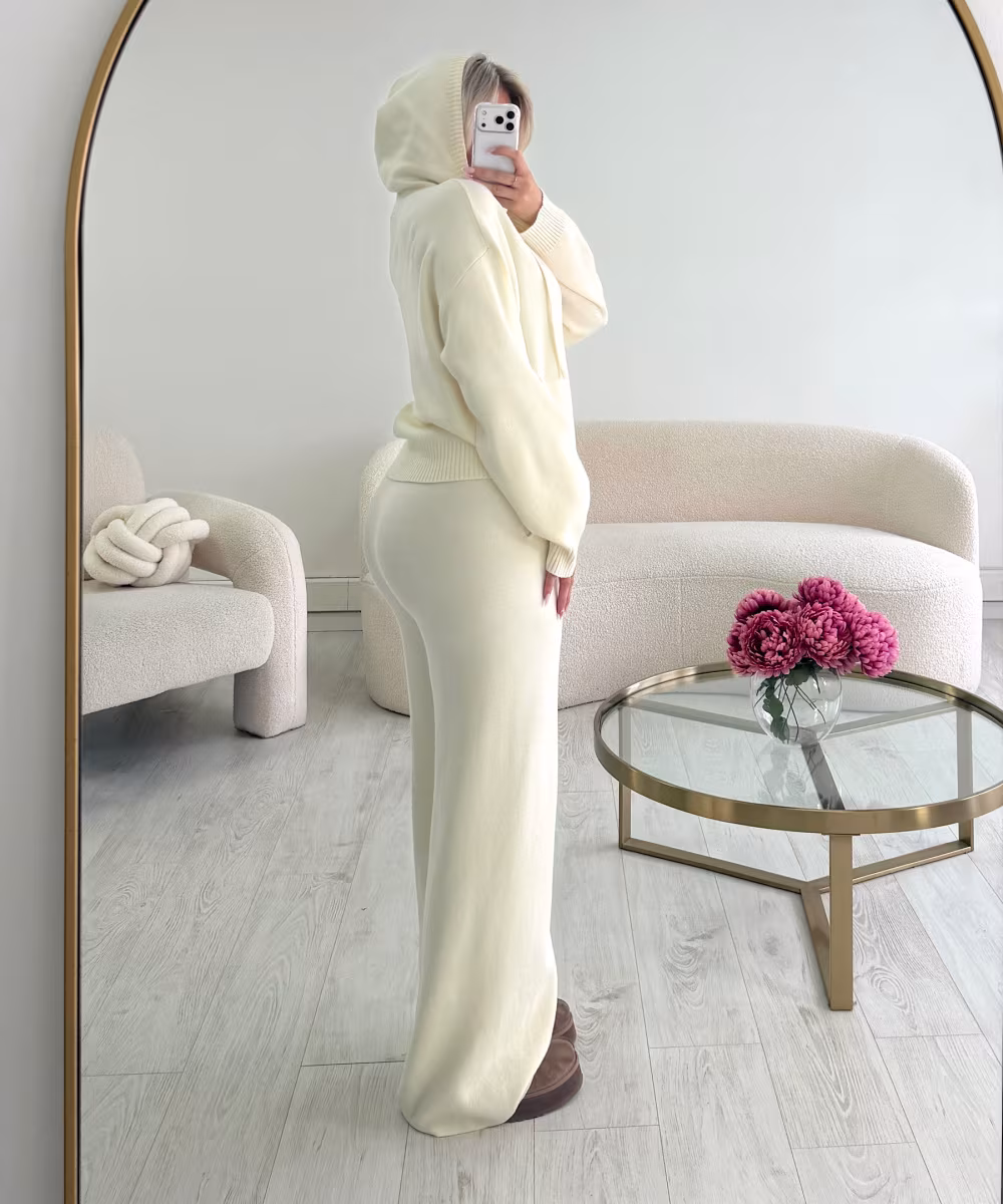 Ensemble pantalon casual crème - DRESS DESIREE
