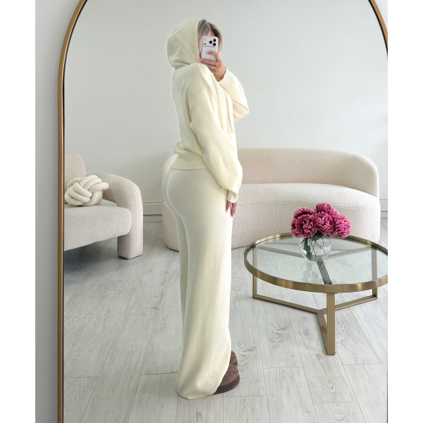 Ensemble pantalon casual crème - DRESS DESIREE