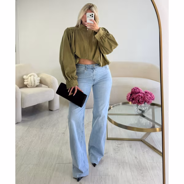 Jeans extra tall bleu clair wide leg - DRESS DESIREE