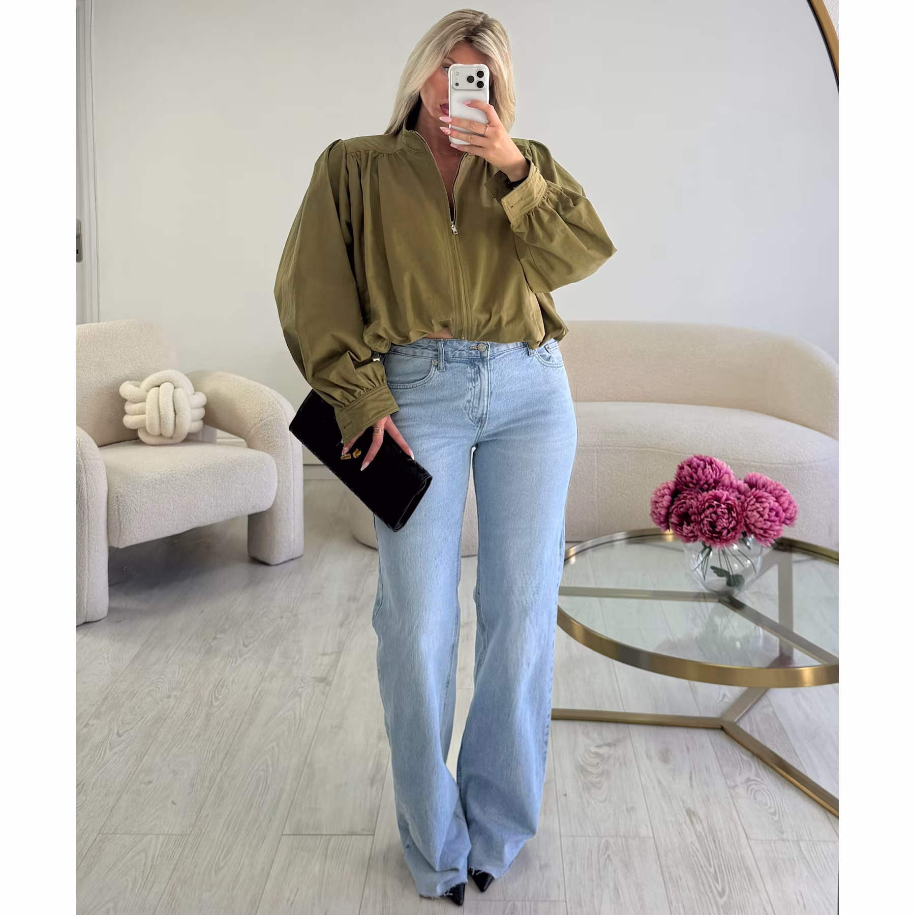 Jeans extra tall bleu clair wide leg - DRESS DESIREE