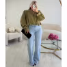 Jeans extra tall bleu clair wide leg - DRESS DESIREE