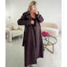 Trench long plum - DRESS DESIREE