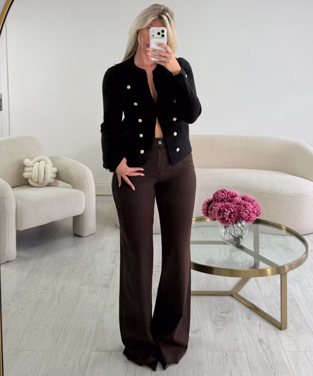Gilet officier noir