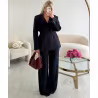 Blazer cintré rayures bleu marine DRESS DESIREE