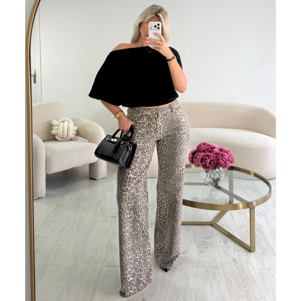 Leopard-print tall jeans - DRESS DESIREE