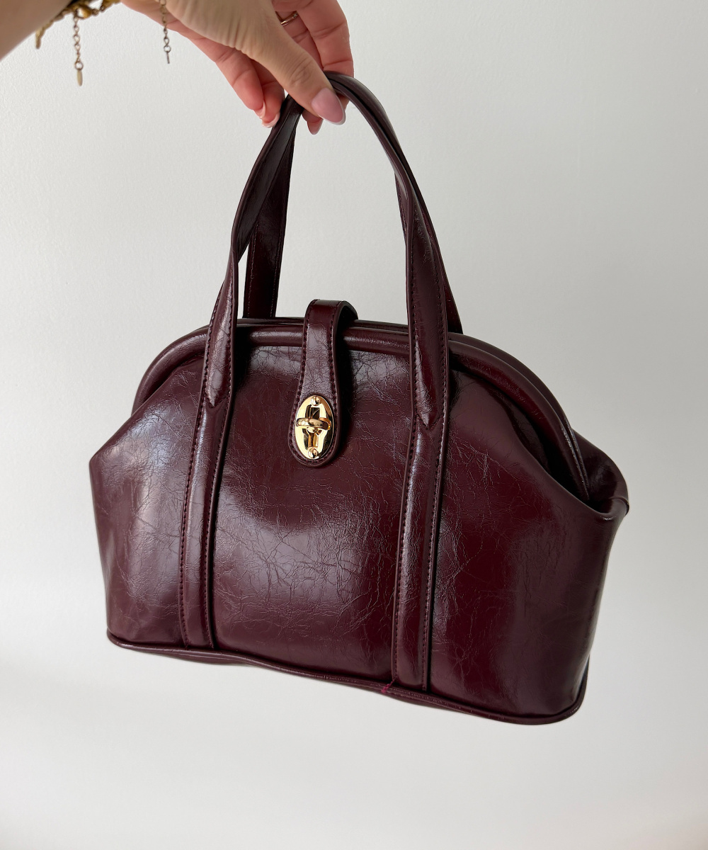 Sac vintage burgandy - DRESS DESIREE