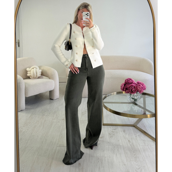 Jeans extra tall kaki wide leg - DRESS DESIREE