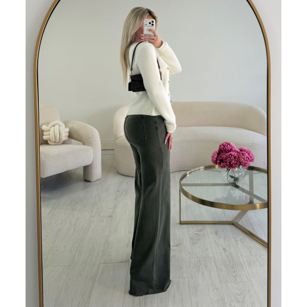 Jeans extra tall kaki wide leg - DRESS DESIREE