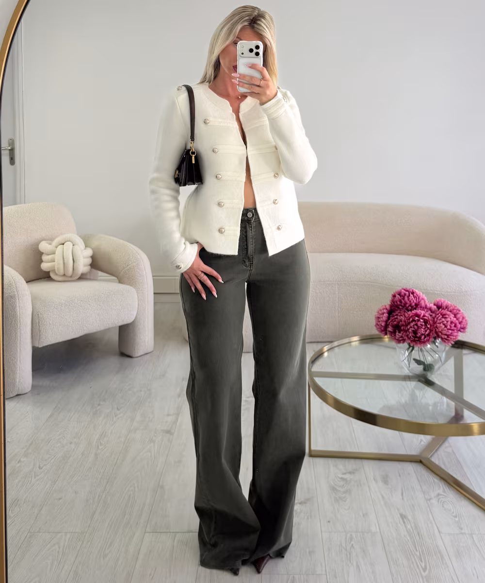 Jeans extra tall kaki wide leg - DRESS DESIREE