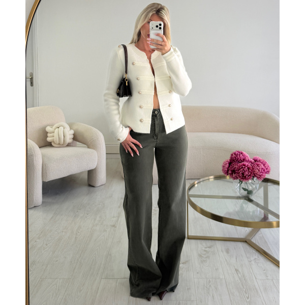 Jeans extra tall kaki wide leg - DRESS DESIREE