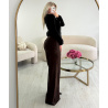 Jeans extra tall marron wide leg - DRESS DESIREE
