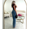 Blue extra-tall balloon jeans - DRESS DESIREE