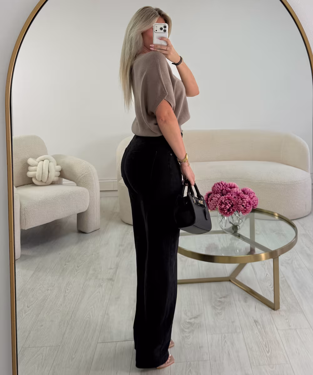 Jeans Tall ballon noir