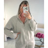grey casual trouser set - DRESS DESIREE