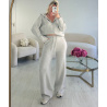 grey casual trouser set - DRESS DESIREE