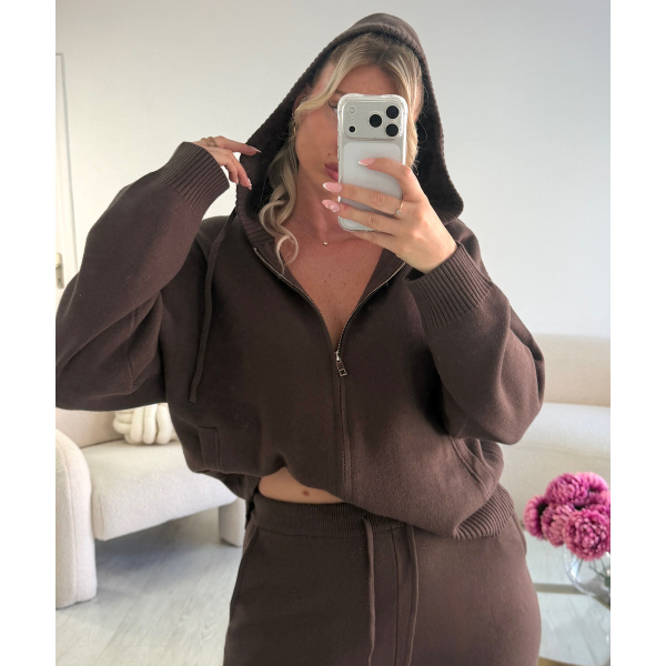 Ensemble pantalon casual choco - DRESS DESIREE