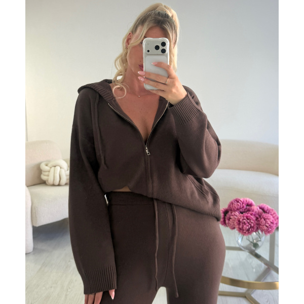 Ensemble pantalon casual choco - DRESS DESIREE