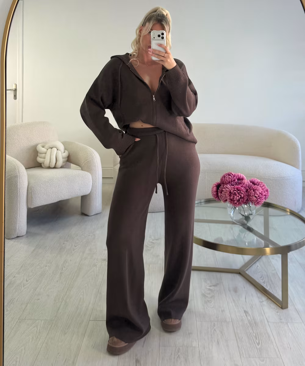 Ensemble pantalon casual choco - DRESS DESIREE